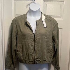 Nicole Miller Olive Utility Jacket